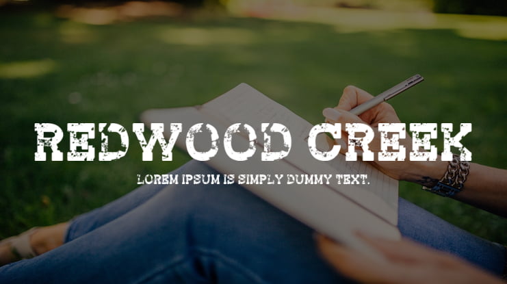 Redwood Creek Font