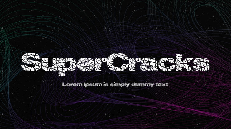 SuperCracks Font