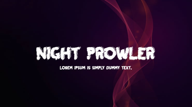 Night Prowler Font