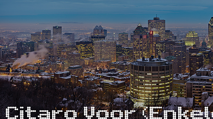 Citaro Voor (Enkele hoogte, Breed) Font