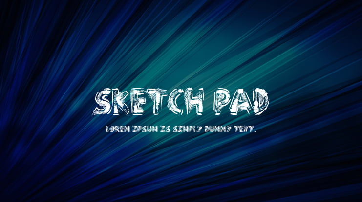 Sketch Pad Font