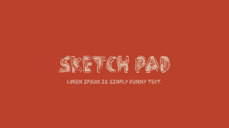 Sketch Pad Font