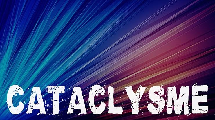 Cataclysme Font