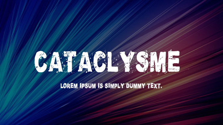Cataclysme Font