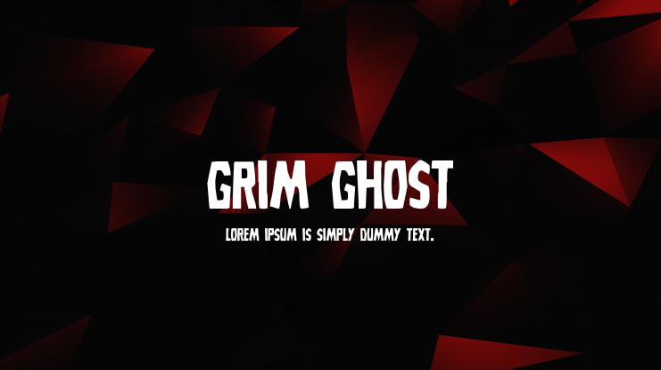 Grim Ghost Font Family