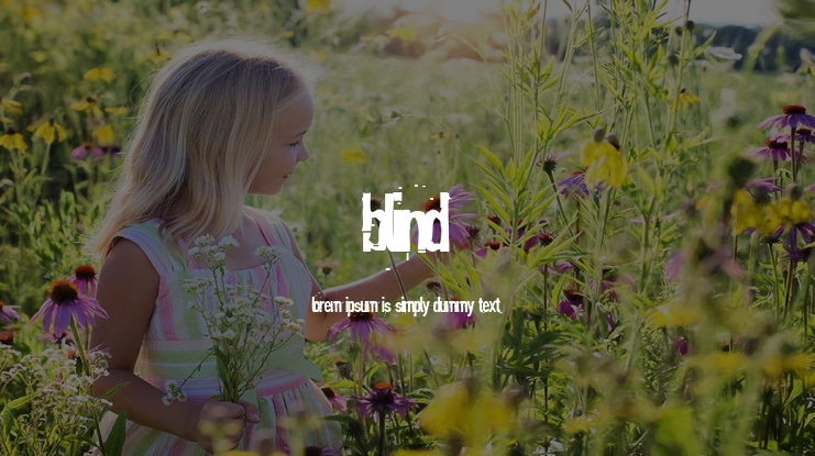 Blind Font