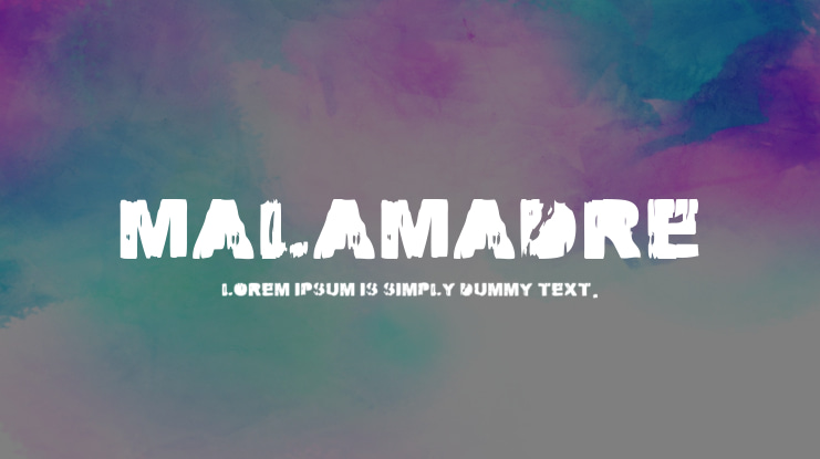 MALAMADRE Font
