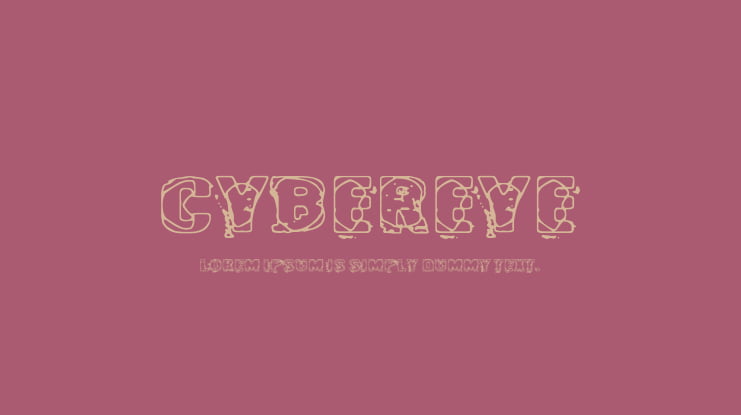 Cybereye Font