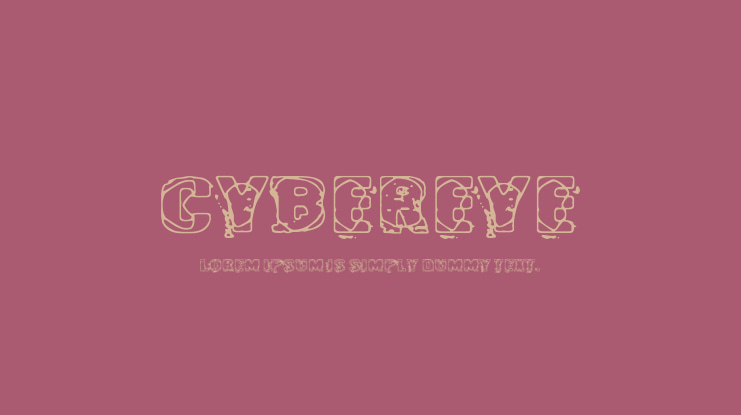 Cybereye Font