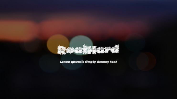 RealHard Font