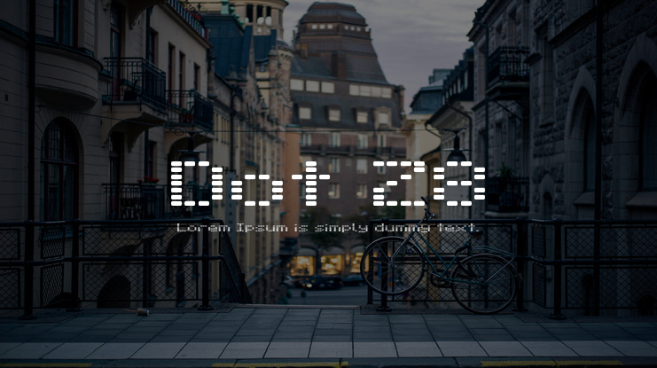 Dot 28 Font
