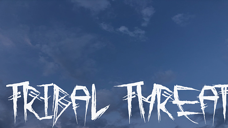 Tribal Threat Font