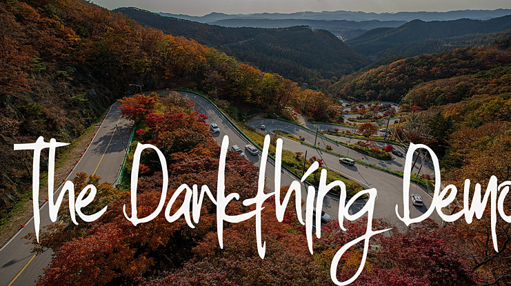 The Darkthing Demo Font