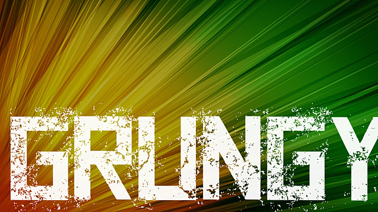 Grungy Font