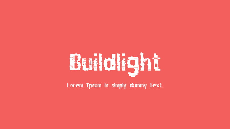 Buildlight Font
