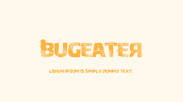 Bugeater Font
