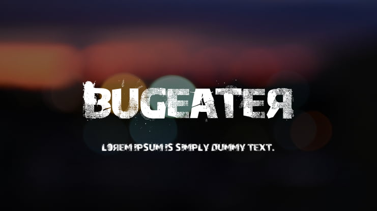 Bugeater Font
