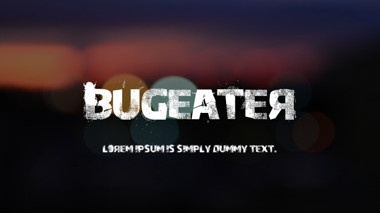 Bugeater Font