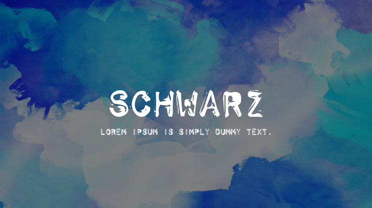 Schwarz Font