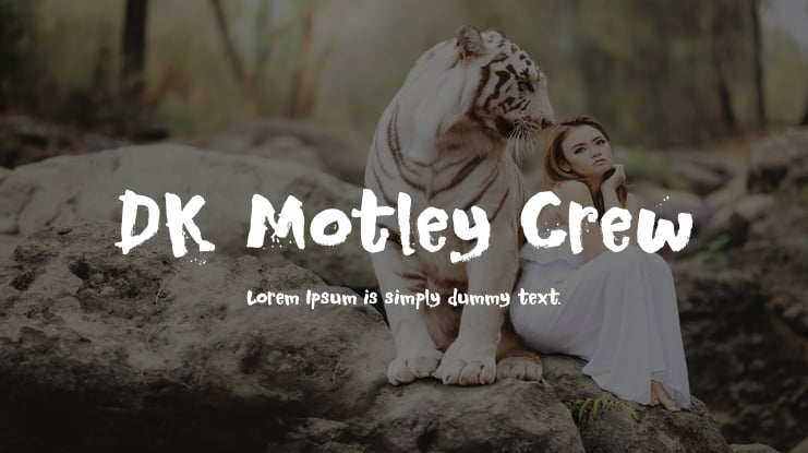 DK Motley Crew Font