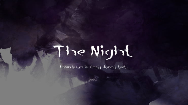 The Night Font Family