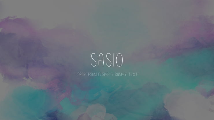 Sasio Font