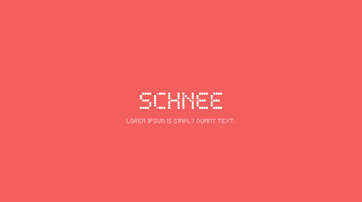 Schnee Font