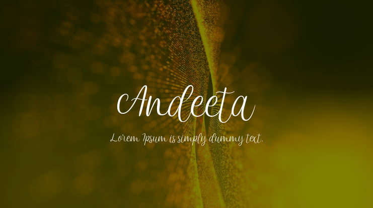 Andeeta Font