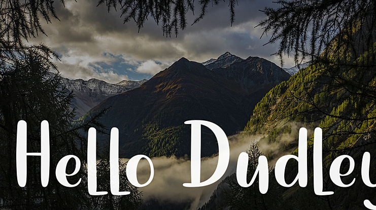 Hello Dudley Font