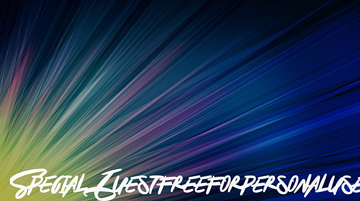 Special Guestfreeforpersonaluse Font