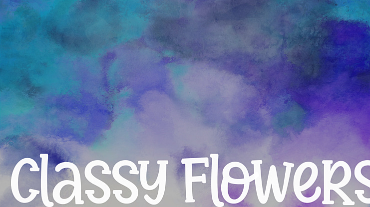 Classy Flowers Font