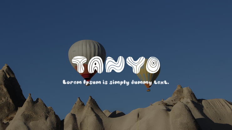 TANYO Font
