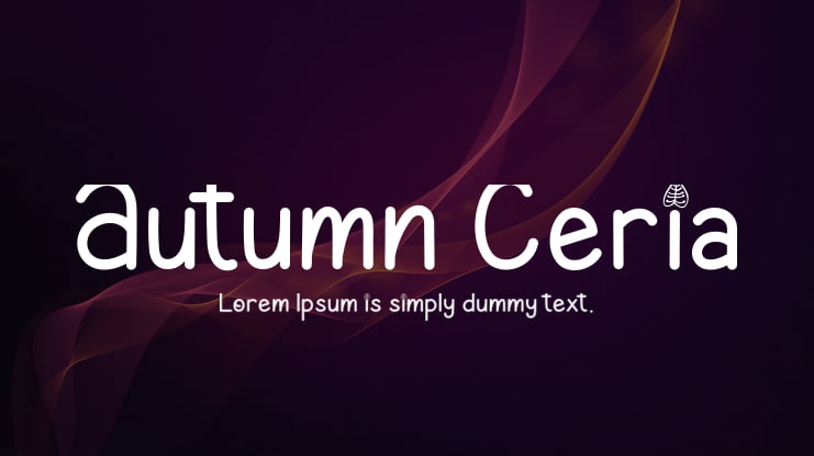 Autumn Ceria Font