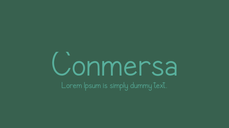 Conmersa Font