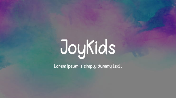JoyKids Font