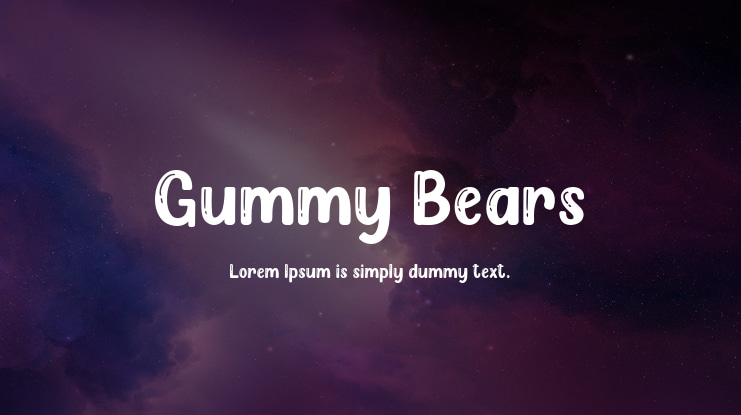 Gummy Bears Font