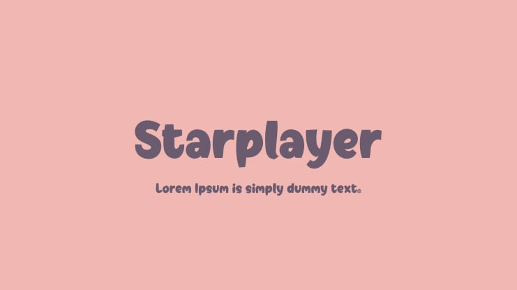 Starplayer Font