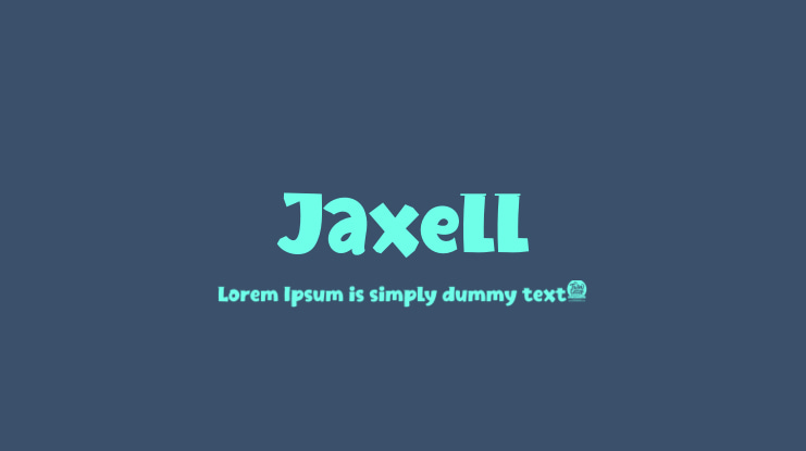 Jaxell Font