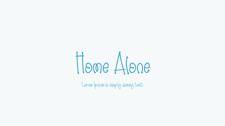Home Alone Font