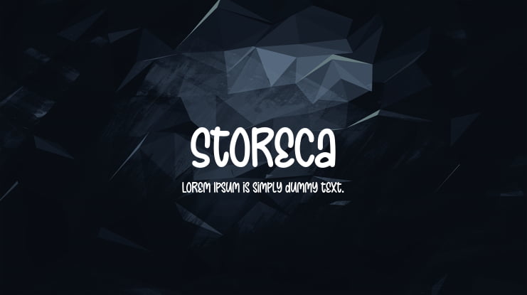 Storeca Font
