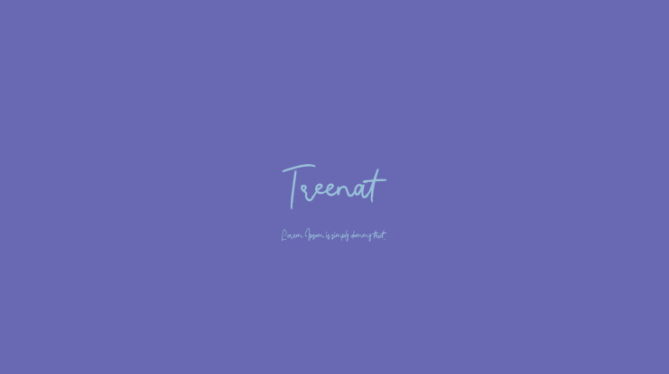 Treenat Font