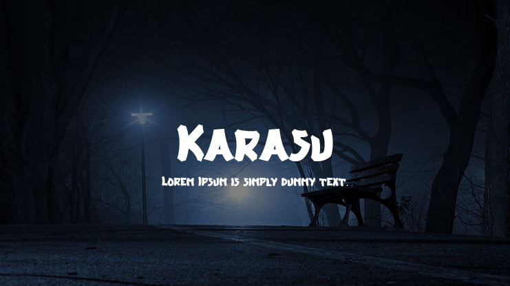 Karasu Font