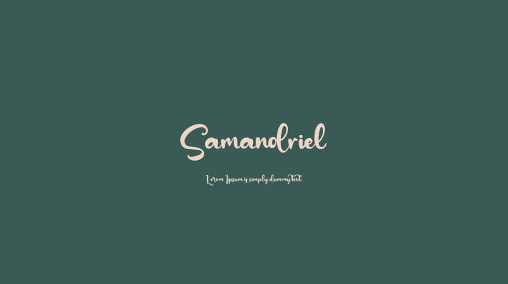 Samandriel Font