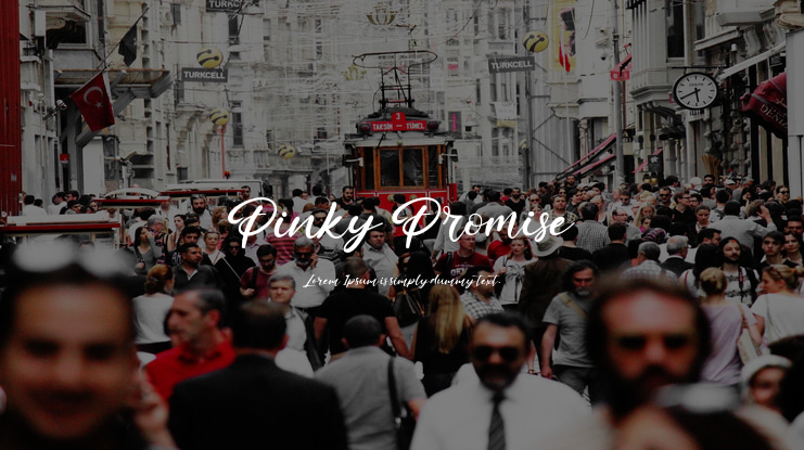 Pinky Promise Font