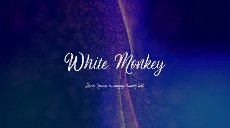 White Monkey Font