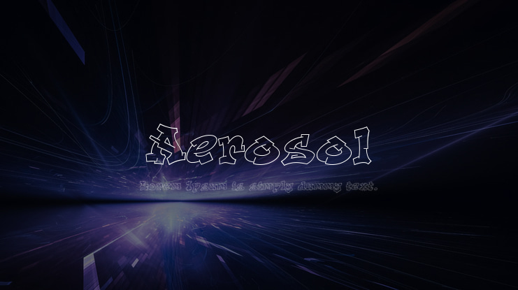 Aerosol Font