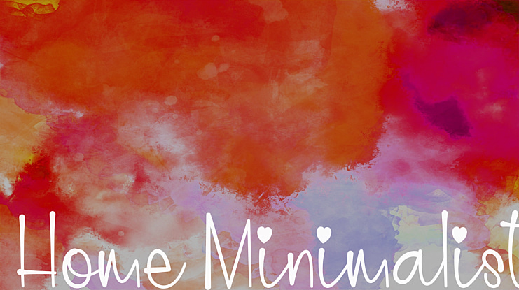 Home Minimalist Font