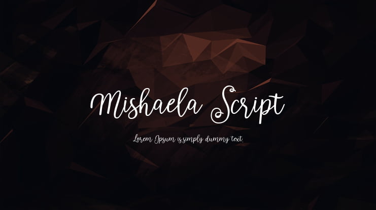 Mishaela Script Font