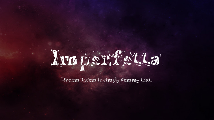 Imperfetta Font