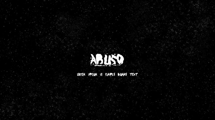 ABUSO Font